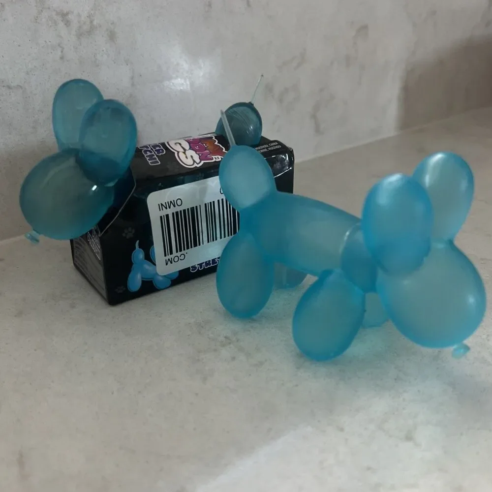 Gummy Balloon Dogs Super Stretchy Toy Blue